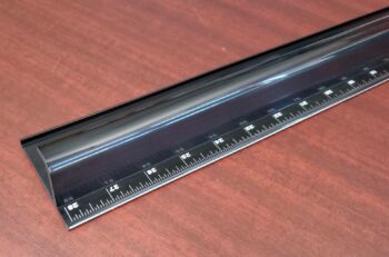 Big Black 76 inch Safety Straight Edge w/ Stainless Steel Insert